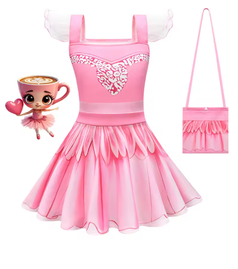 Ballerina Capuccina Italian Brainrot Halloween Costume
