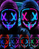 Neon Led Purge Mask Halloween Costume - Image 1