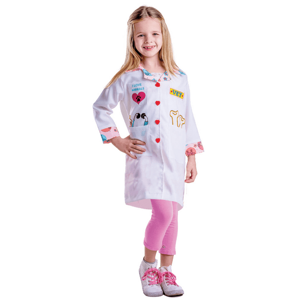 Girls Veterinarian Costume – Toddler Dress-Up Set
