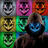 Neon Led Purge Mask Halloween Costume - Image 2