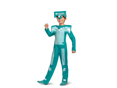 Minecraft Diamond Armor Kids Costume
