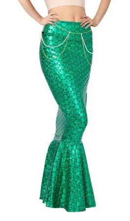 Mermaid Sequin Tail Skirt